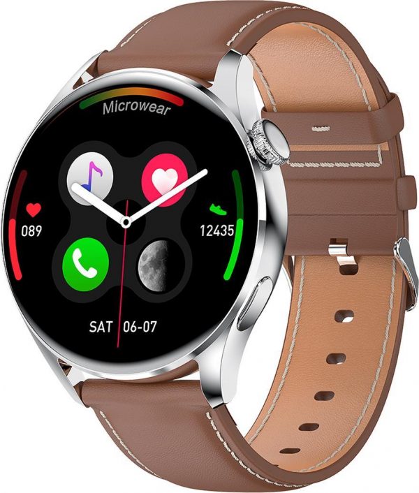 Smartwatch Watchmark Wear 3 Brązowy.