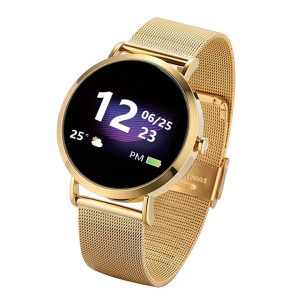Smartwatch "WAC-69'' w kolorze złotym - (D)21