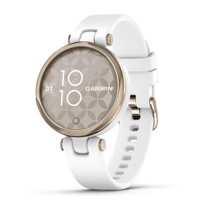 Smartwatch Garmin Lily Sport biało-złoty.