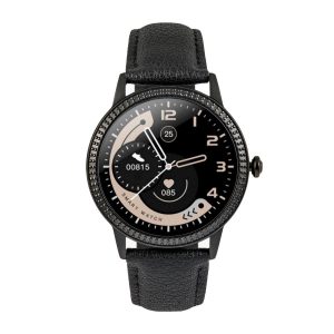 Smartwatch sportowy damski Watchmark WCF18 czarny.