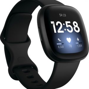 Smartwatch Fitbit Versa 3 Czarny (FB511BKBK).