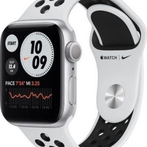 Smartwatch Apple Watch Series 6 Nike GPS 40mm Silver Alu White Sport Biały (M00T3WB/A).