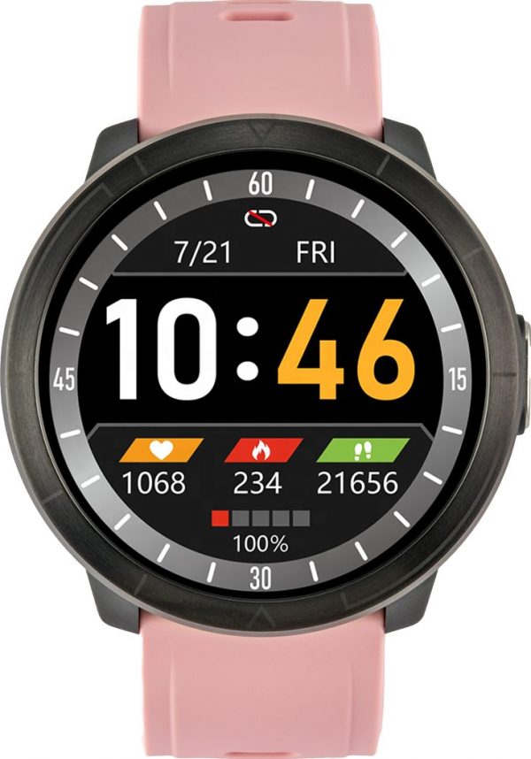 Smartwatch Watchmark WM18 Plus Różowy.