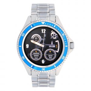 Smartwatch Garett Men 4S srebrno-niebieski