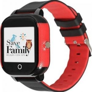 Smartwatch Save Family Junior Czarno-czerwony.