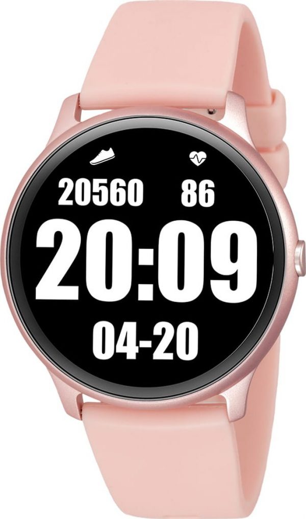 Smartwatch Rubicon KW13 Różowy (RNCE61RIBX05AX).