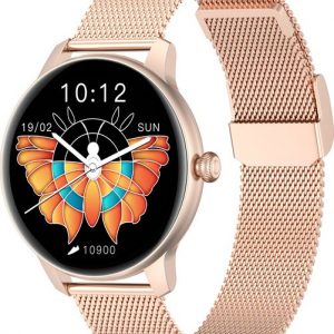 Smartwatch Gino Rossi SW020-1 Różowe złoto (SW020-1).