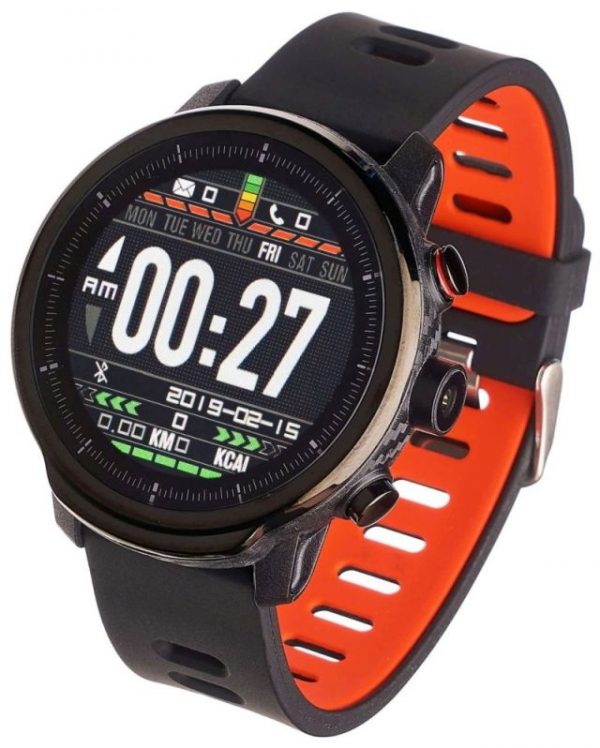 Smartwatch Garett Sport 29 czerwony zegarek.