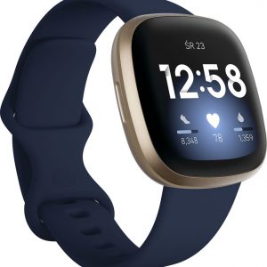 Smartwatch Fitbit Versa 3 Granatowy (FB511GLNV).