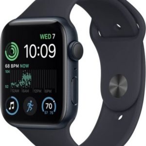 Smartwatch Apple Watch SE 2022 GPS 44mm Midnight Alu Sport Czarny (MNK03WB/A).