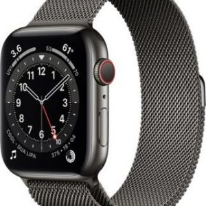 Smartwatch Apple Watch Series 6 GPS + Cellular 44mm Gray Steel Gray Milanese Szary (M09J3WB/A).
