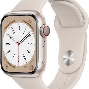 Smartwatch Apple Watch Series 8 GPS + Cellular 41mm Starlight Alu Sport Beżowy (MNHY3WB/A ).