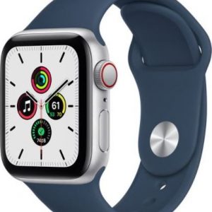 Smartwatch Apple Watch SE GPS 40mm Silver Platinium Sport + Cellular Niebieski (MKQV3WB/A).