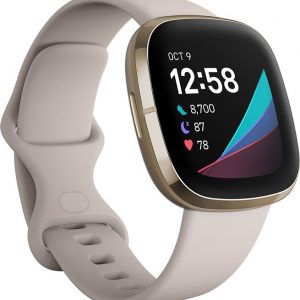 Smartwatch Fitbit Sense Biały (FB512GLWT).