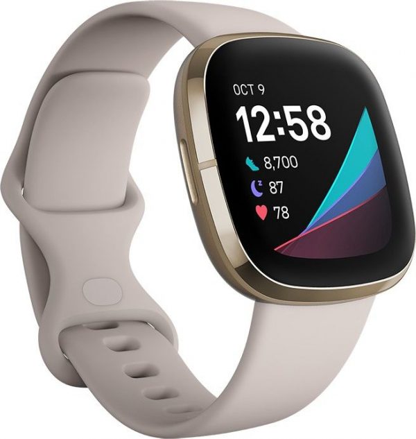 Smartwatch Fitbit Sense Biały (FB512GLWT).