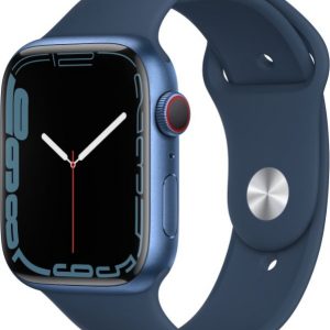 Smartwatch Apple Watch Series 7 GPS + Cellular 41mm Niebieski (MKHU3WB/A).