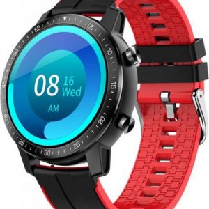 Smartwatch Senbono S30 Czarno-czerwony (28442).