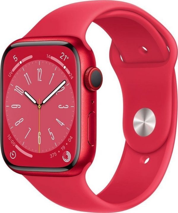 Smartwatch Apple Watch Series 8 GPS + Cellular 45mm Red Alu Sport Czerwony (MNKA3WB/A ).