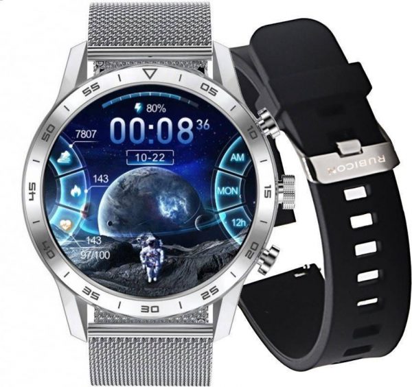 Smartwatch Rubicon RNCE84 Srebrny (RNCE84).