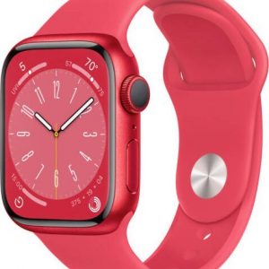 Smartwatch Apple Watch Series 8 GPS 45mm Red Alu Sport Czerwony (MNP43WB/A).