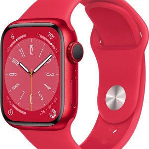 Smartwatch Apple Watch Series 8 GPS 41mm Red Alu Sport Czerwony (MNP73WB/A).