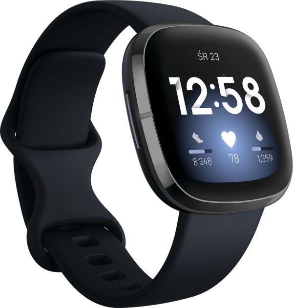 Smartwatch Fitbit Sense Czarny (FB-501TAS-EU).