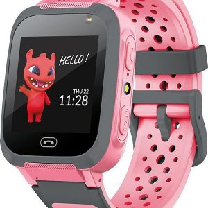 Smartwatch MaxLife MXKW-310 Czarno-różowy (OEM0300479).