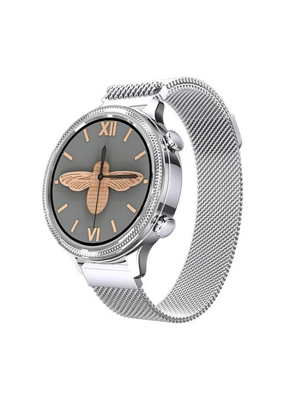 Smartwatch "WAC-110" w kolorze srebrnym.