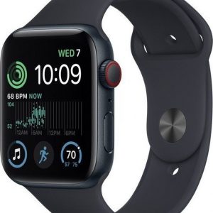 Smartwatch Apple Watch SE 2022 GPS + Cellular 44mm Midnight Alu Sport Granatowy (MNPY3WB/A).