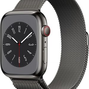 Smartwatch Apple Watch Series 8 GPS + Cellular 41mm Graphite Stainless Steel Grafitowy (MNJM3FD/A).