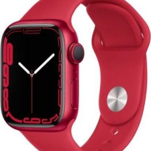 Smartwatch Apple Watch Series 7 GPS 41mm Czerwony (MKN23WB/A).
