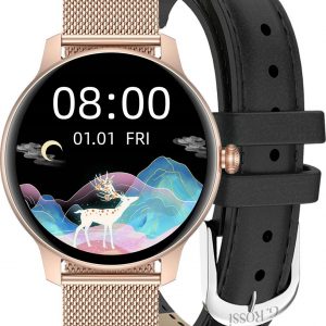 Smartwatch Gino Rossi SW020-1PB Różowe złoto.