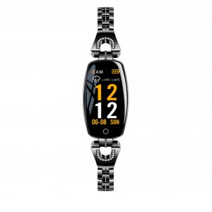 Smartwatch sportowy damski Watchmark WH8 czarny.