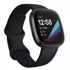Zegarek smartwatch Fitbit Sense black.