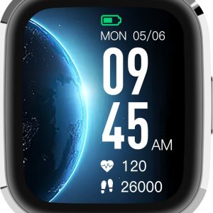 Smartwatch Garett GRC Style Czarno-srebrny.