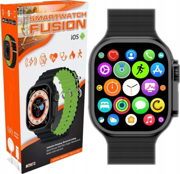 Smartwatch Media-Tech Smartwatch FUSION monitorowanie zdrowia MT872.