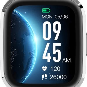Smartwatch Garett GRC Style Srebrny Stalowy.