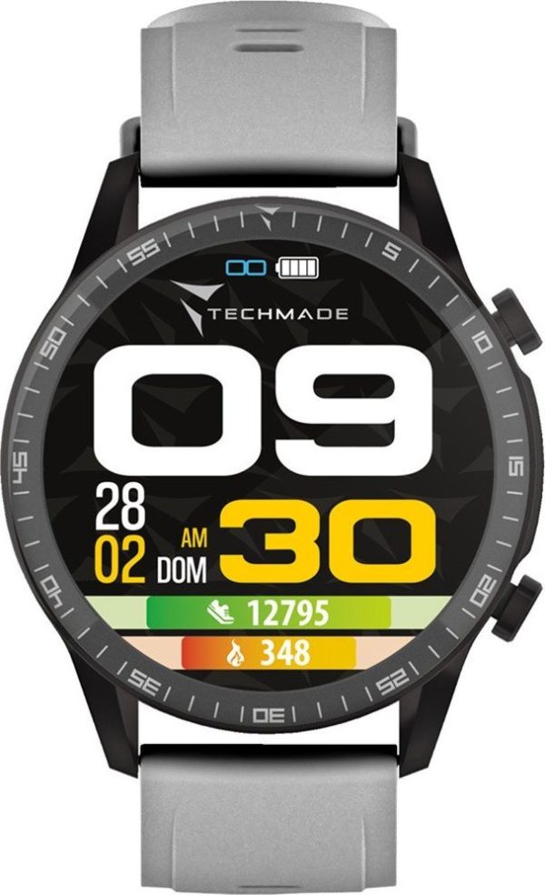 Smartwatch Techmade TM-ROCKS-GY Szary.