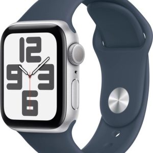 Smartwatch Apple Watch SE 2023 GPS + Cellular 40mm Silver Alu Sport M/L Niebieski (MRGM3QF/A).