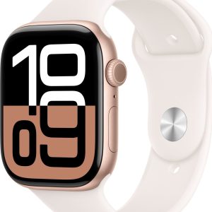 Smartwatch Apple Watch 10 GPS 46mm Rose Gold Alu S/M Różowy (MWWT3ET/A).