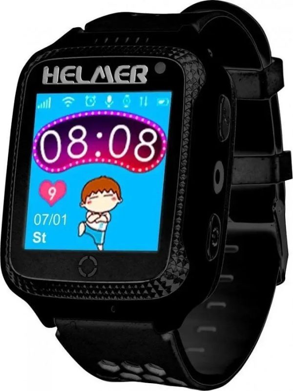 Smartwatch HELMER HELMER LK 707 smartwatch / zegarek sportowy LCD Cyfrowy Ekran dotykowy 2G GPS.