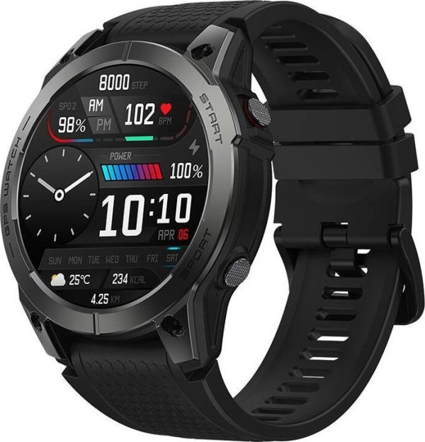 Smartwatch Zeblaze Stratos 3 Czarny (Stratos 3 Black).