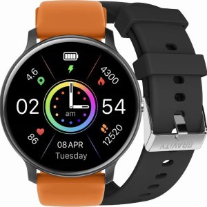 Smartwatch Gravity Zegarek SMARTWATCH - GT1-2 PRO BK/BK/OG.