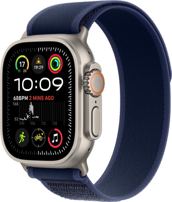 Smartwatch Apple Watch Ultra 2 GPS + Cellular 49mm Titanium Case Trail Loop M/L Niebieski (MX4L3).