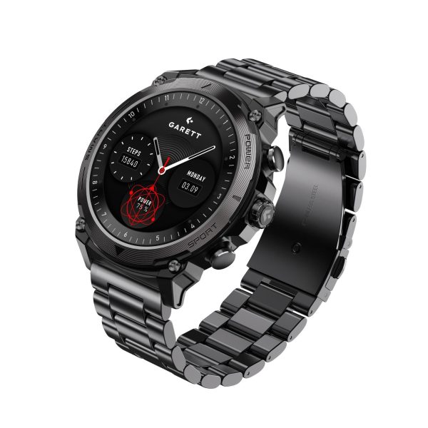 Smartwatch Garett Atom stalowy.