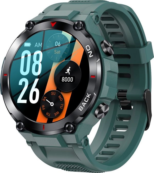 Smartwatch Gravity Hexal-3 Zielony.