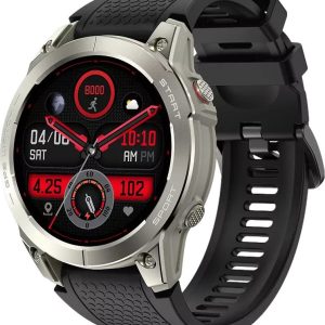 Smartwatch Manta MANTA Smartwatch sportowy Activ X GPS srebrny + po.