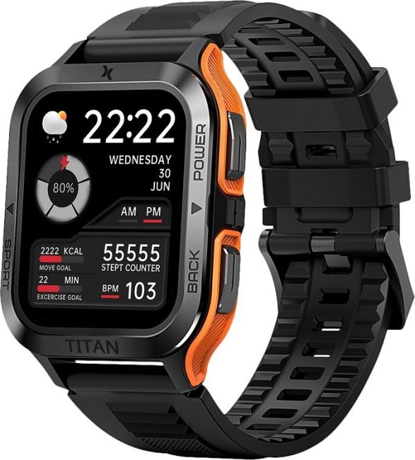 Smartwatch Maxcom FW67 Titan Pro Czarny (MAXCOMFW67ORA).