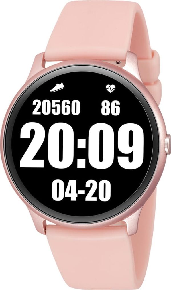 Smartwatch Rubicon KW13 Różowy (RNCE61RIBX05AX).
