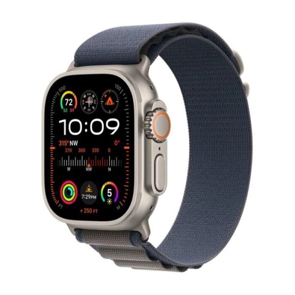 Smartwatch Apple Watch Ultra 2 GPS + Cellular 49mm Titanium Case Alpine Loop Small Niebieski (MREK3).